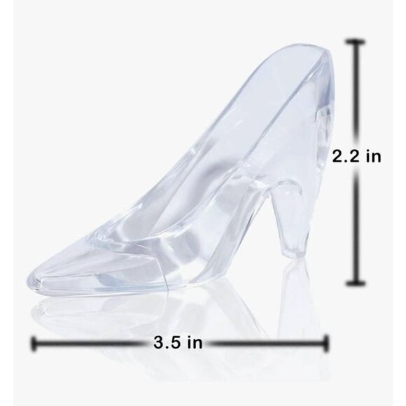 Mini Plastic Cinderella Glass Slipper Party Favors - Picture 2 of 6